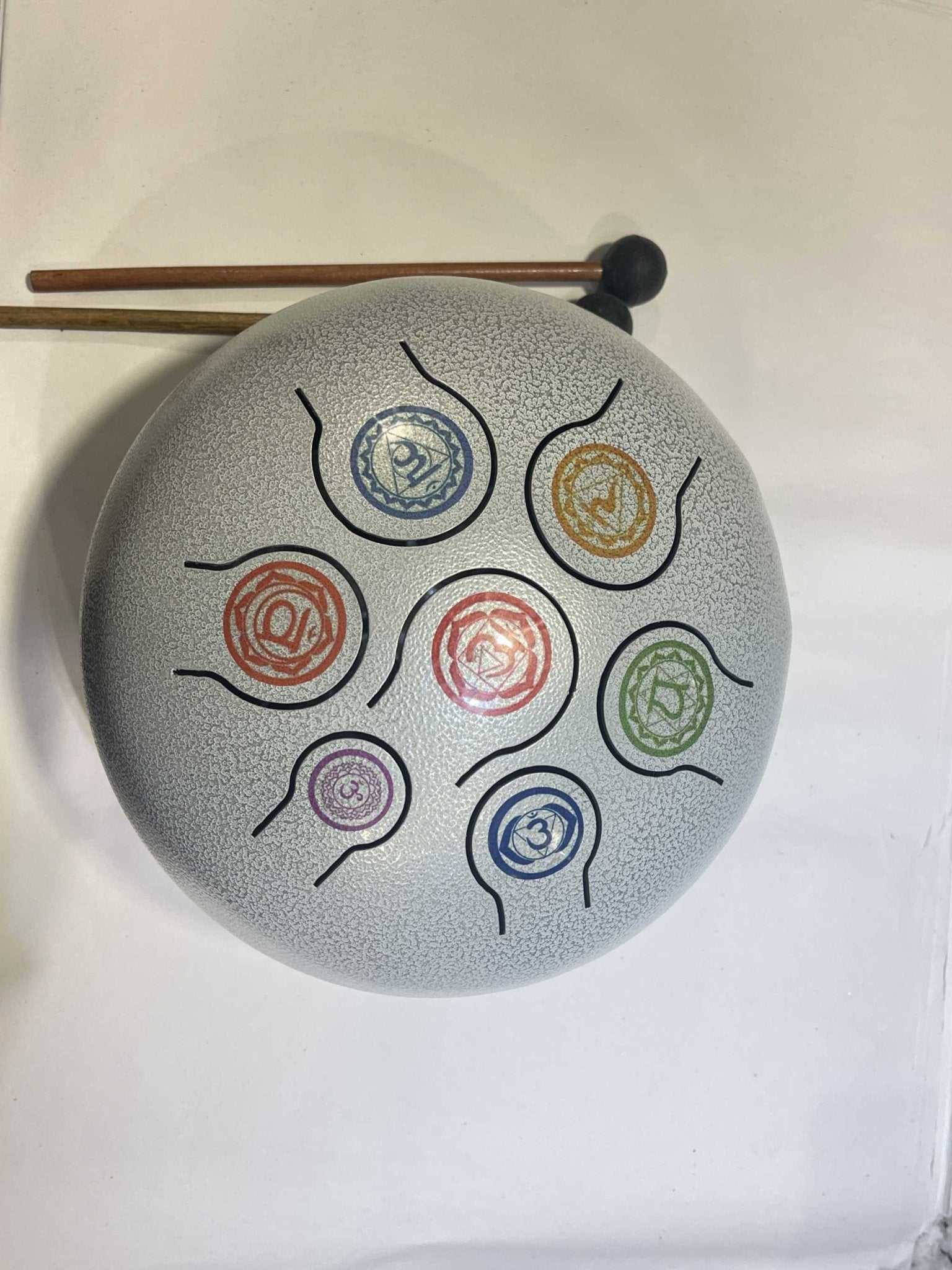 Seven Chakra Tongue Drum - Sacred Crystals Instruments