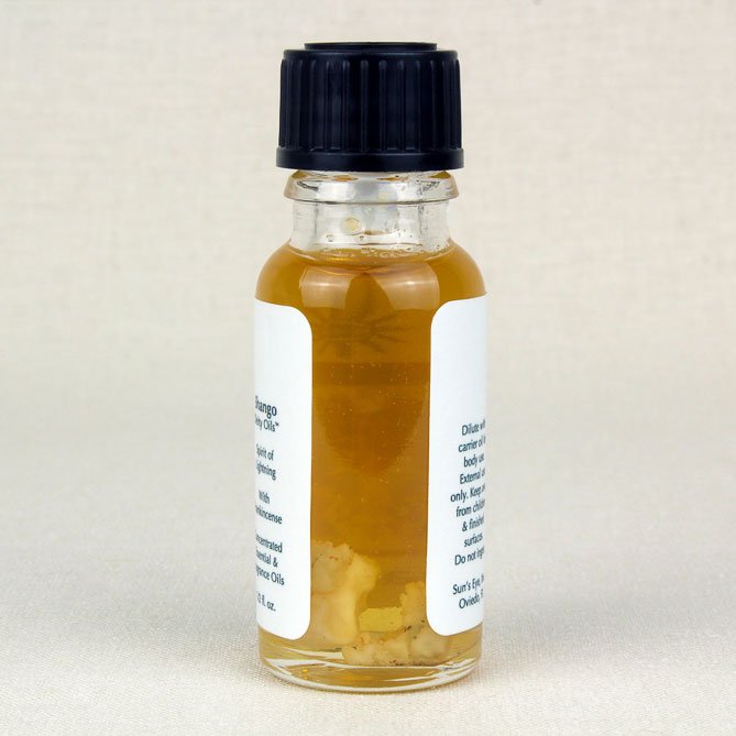 Shango Oil — back label
