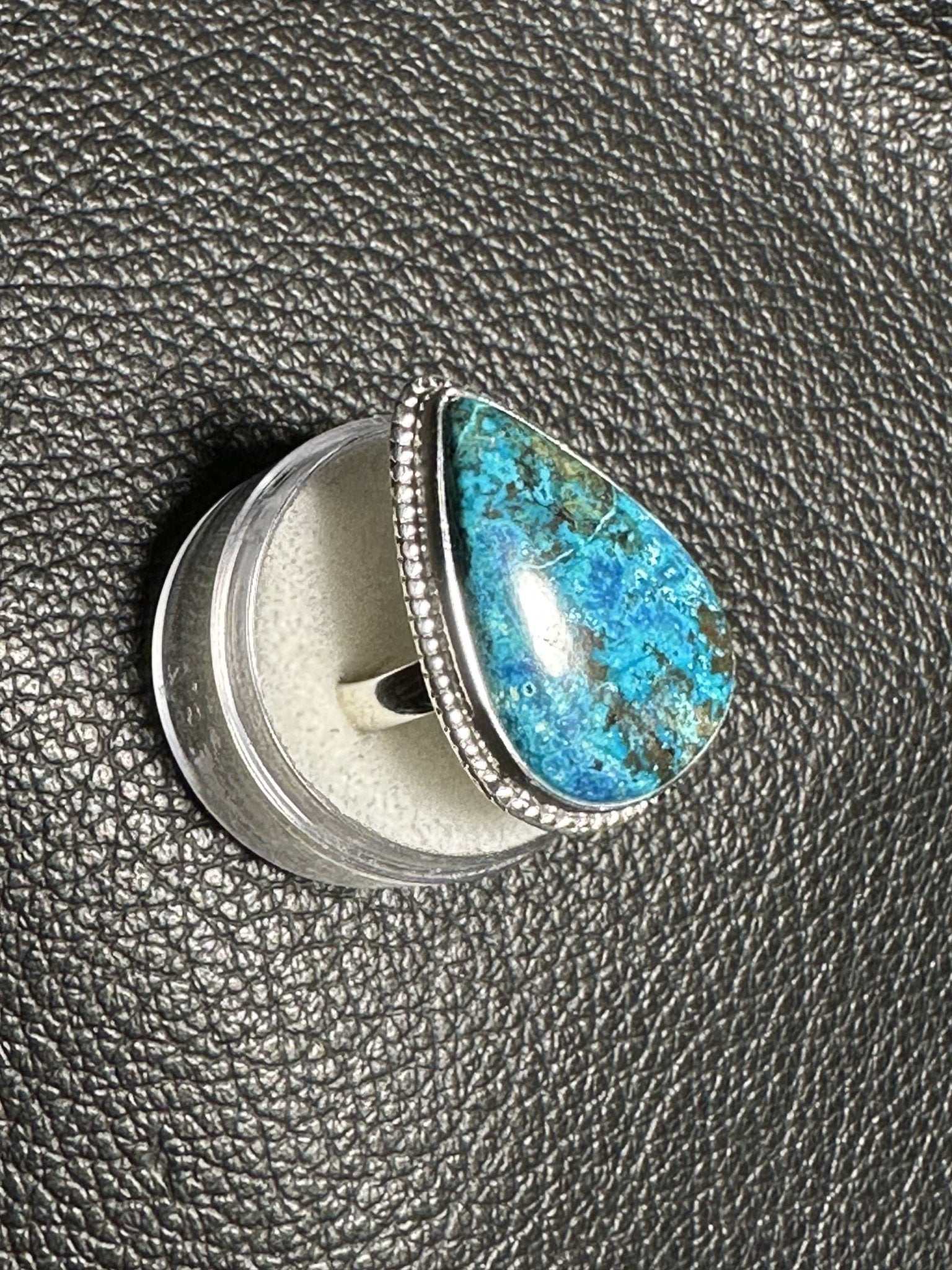 Shattukite Ring - Size 7 &quot;Transform Blue&quot; - Sacred Crystals Rings