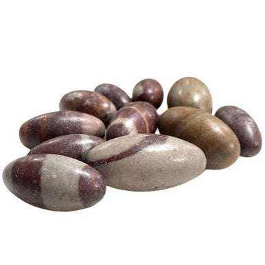 Shiva Lingam - 2 Tones (01”) Natural - Sacred Crystals Tumbled Stones