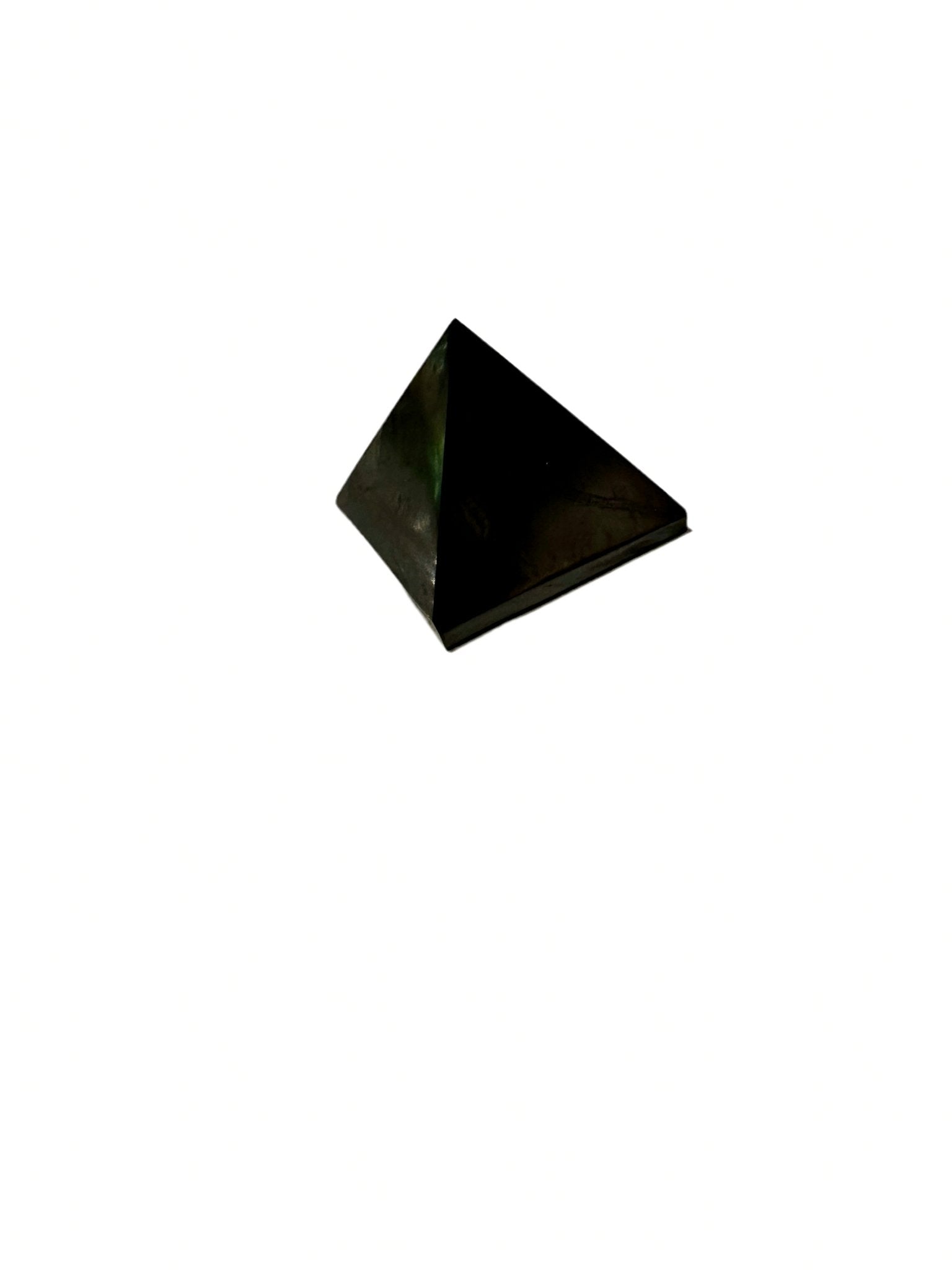 Shungite Pyramid 1" - Sacred Crystals Pyramid