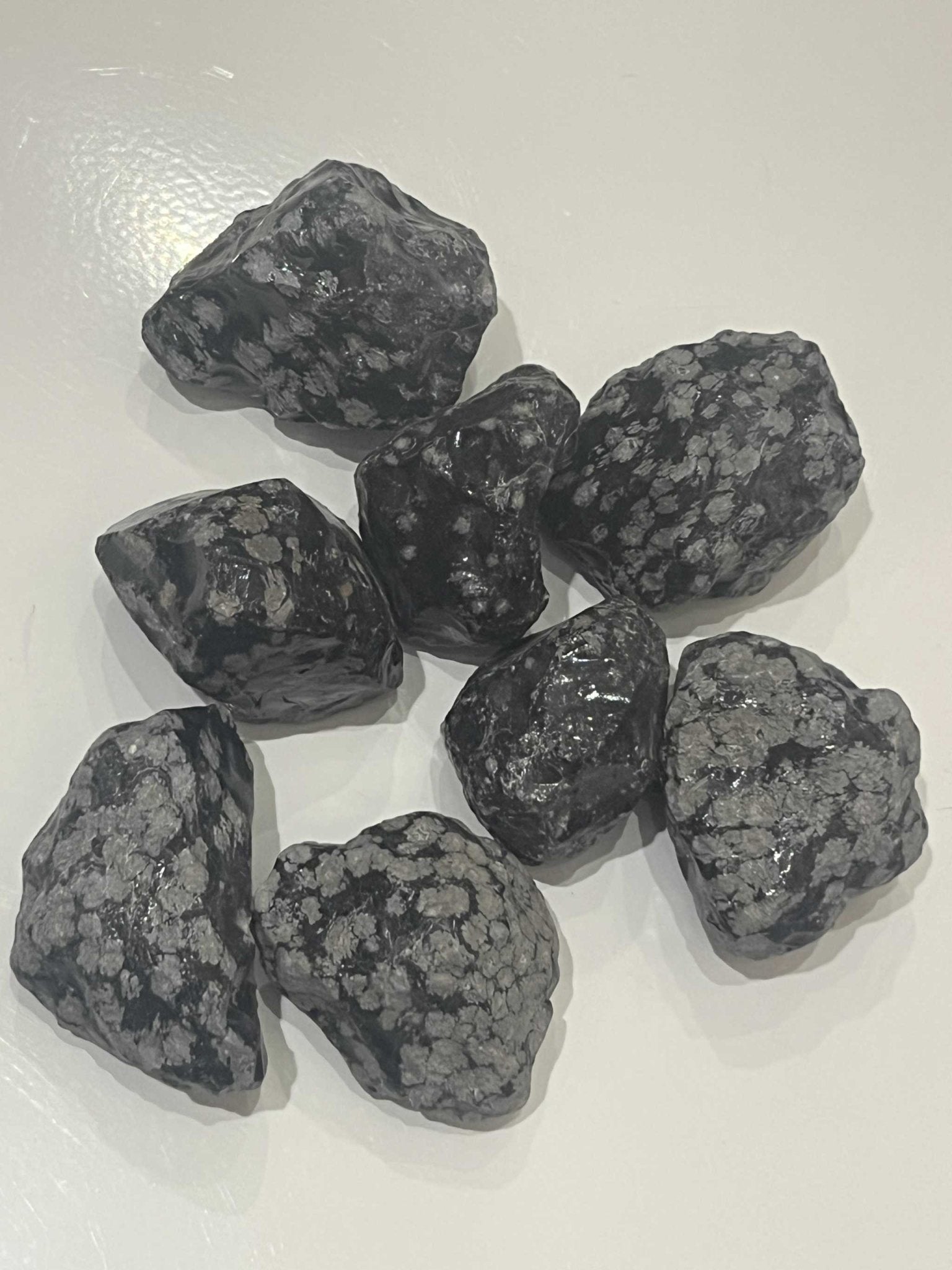 Snowflake Obsidian Rough - Sacred Crystals Rough Stones