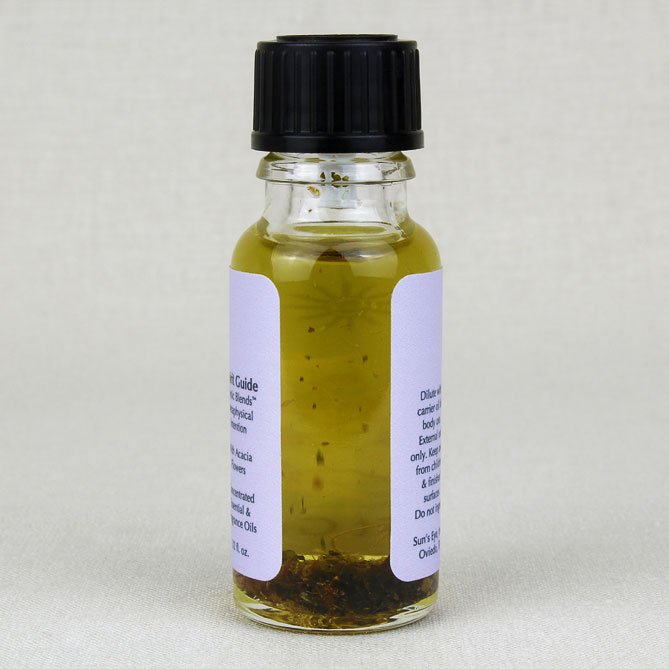 Spirit Guide Oil — back label