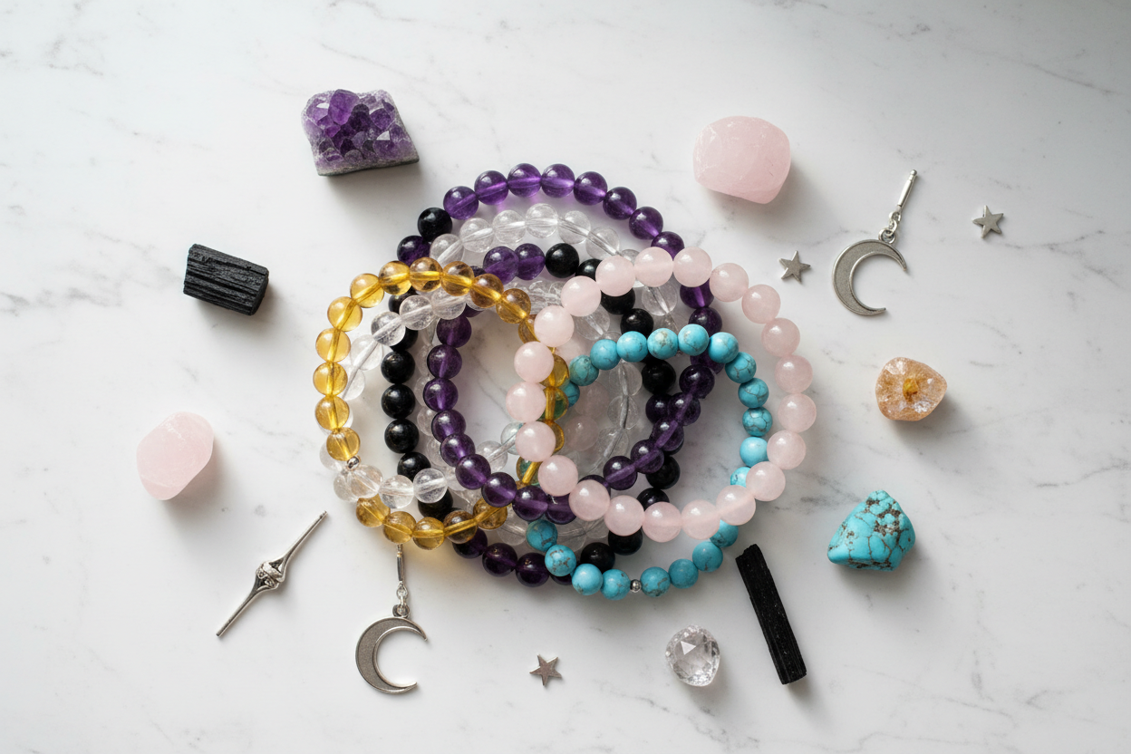 Stackable Gemstone Bracelet Collection