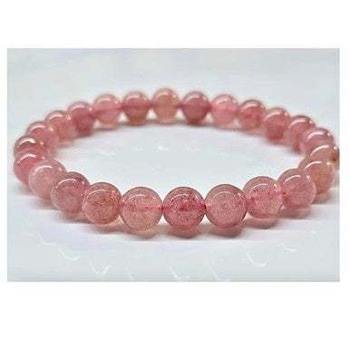 Strawberry Quartz Stackable Bracelet - Sacred Crystals Bracelets