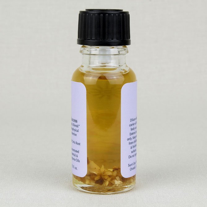 Success Oil — back label