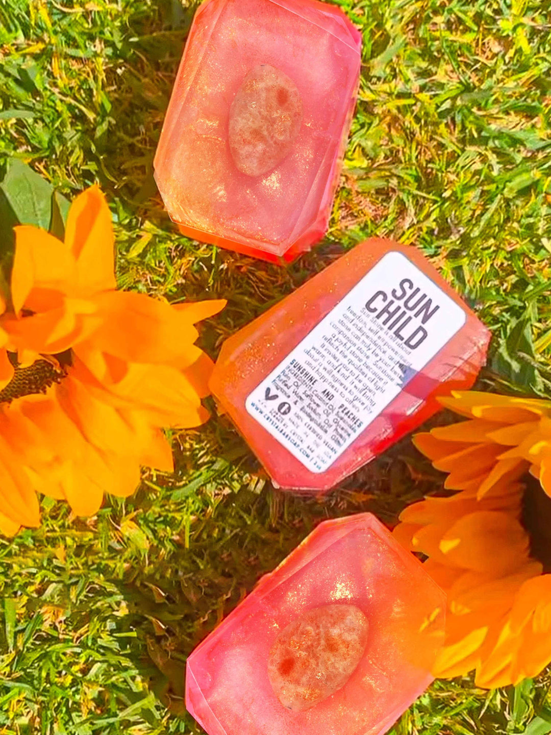 Sun child – Crystal-infused bar soap