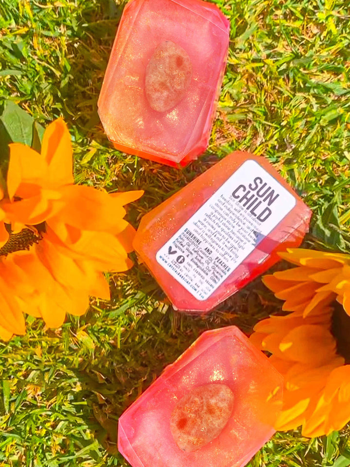 Sun child – Crystal-infused bar soap