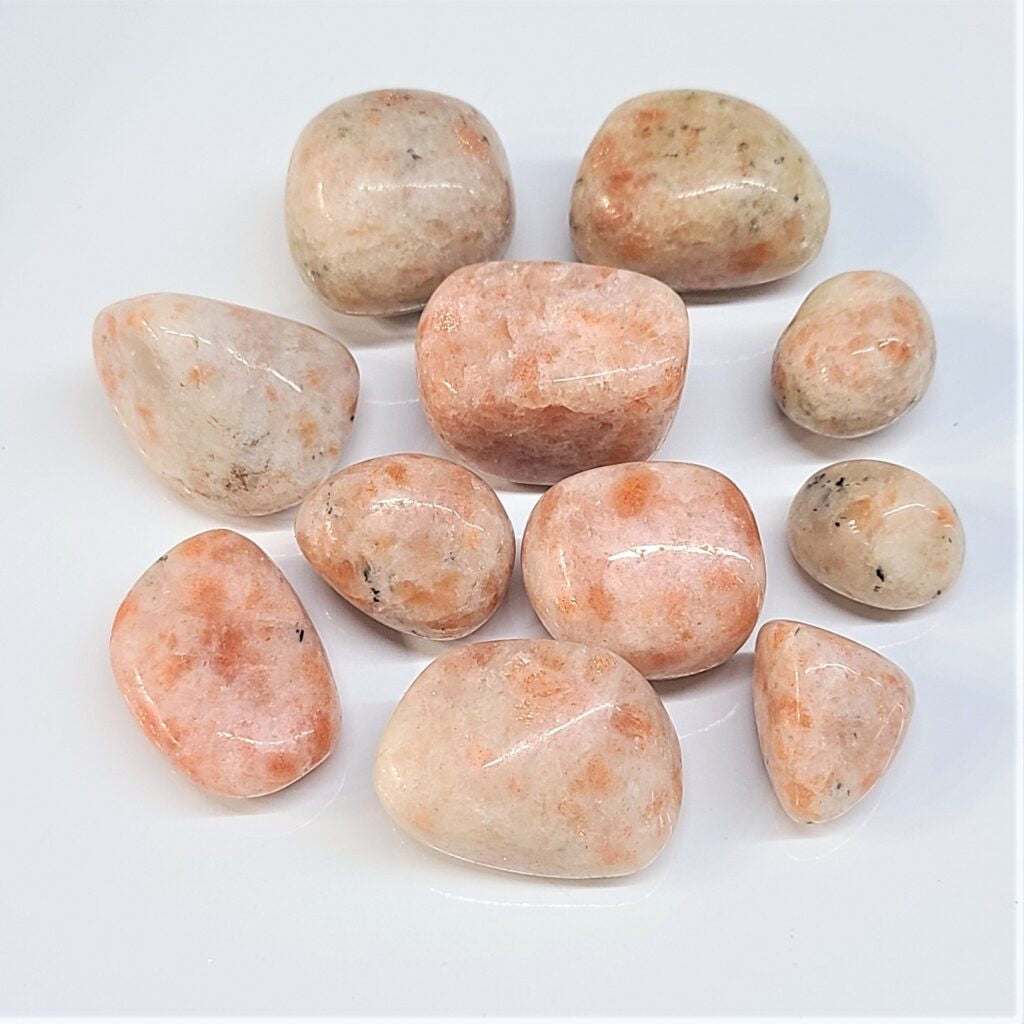 Sunstone Tumbled Stone - Sacred Crystals Tumbled Stones