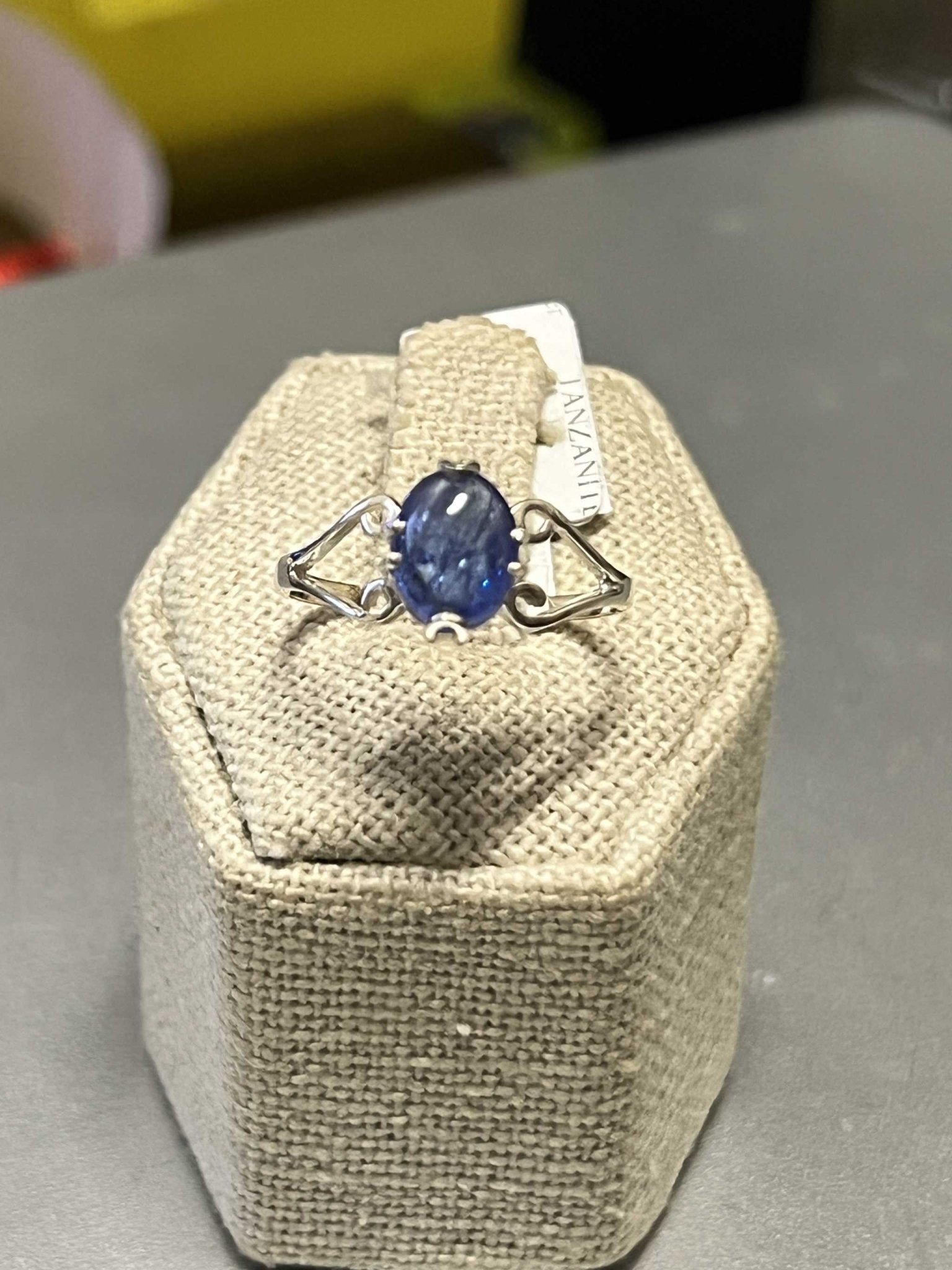 Tanzanite Ring Size 9 - 'We Are Love" - Sacred Crystals Rings