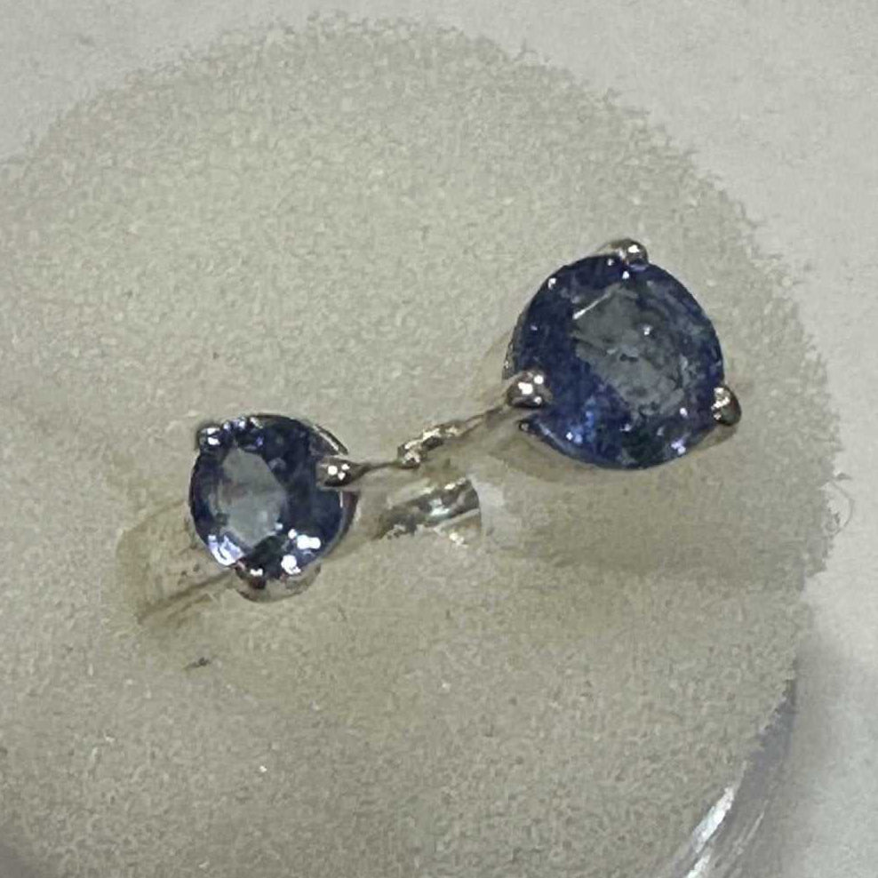 Tanzanite Ring "Twin Spark" - Sacred Crystals Rings