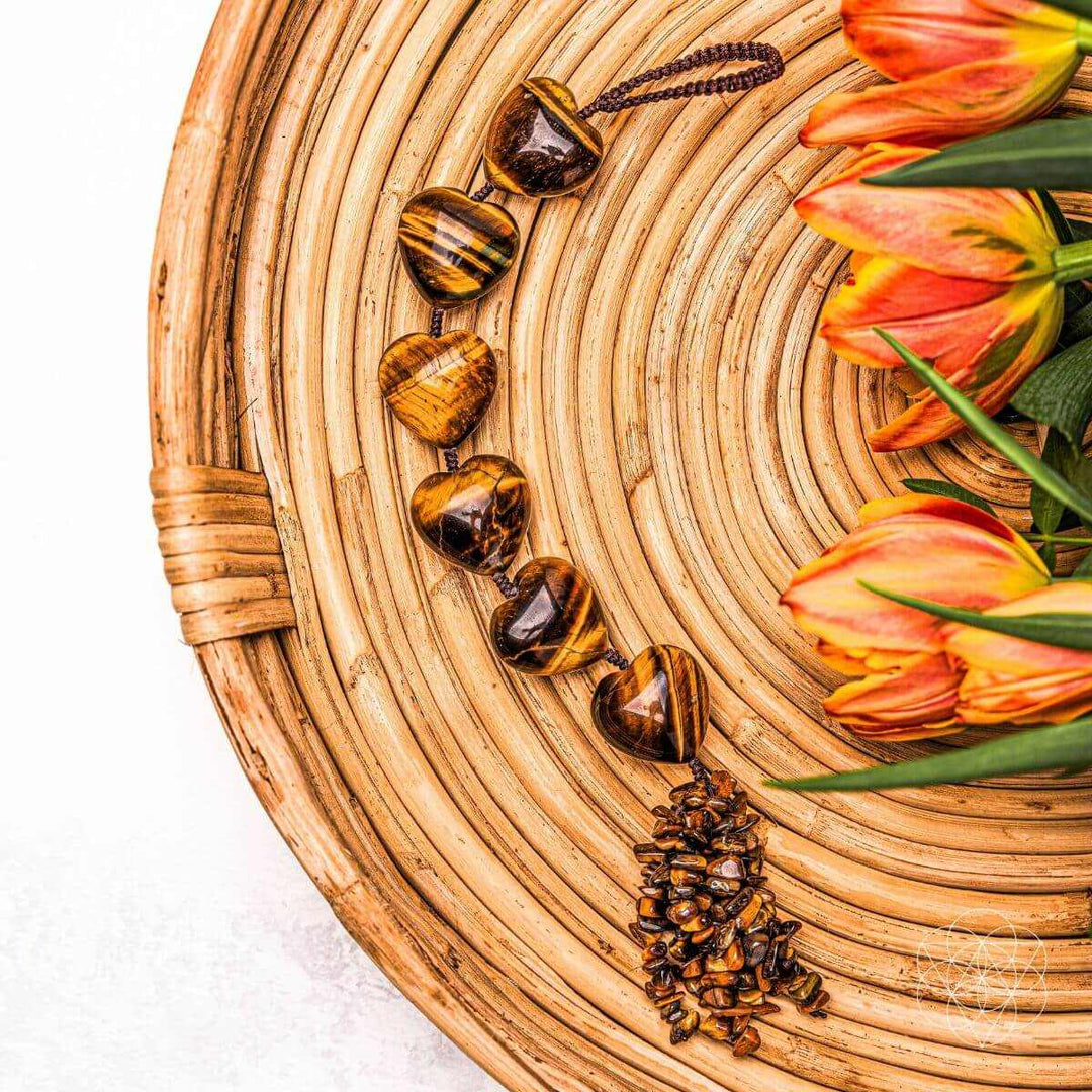 The Protection Tassel - Tiger Eye