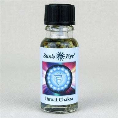 Throat Chakra Oil .5 oz - Sacred Crystals 0.5 oz Oils