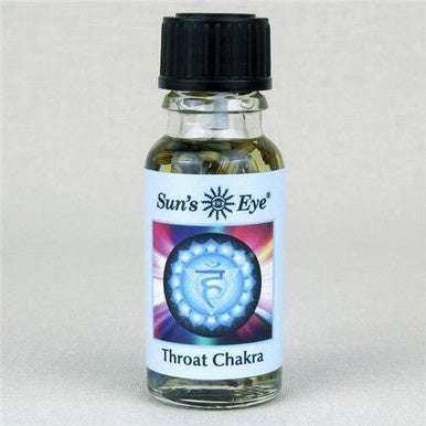 Throat Chakra Oil .5 oz - Sacred Crystals 0.5 oz Oils