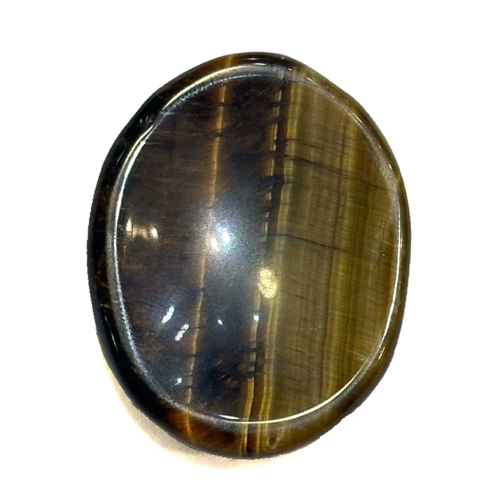 Tiger Eye Comfort Stone - Sacred Crystals Tumbled Stones