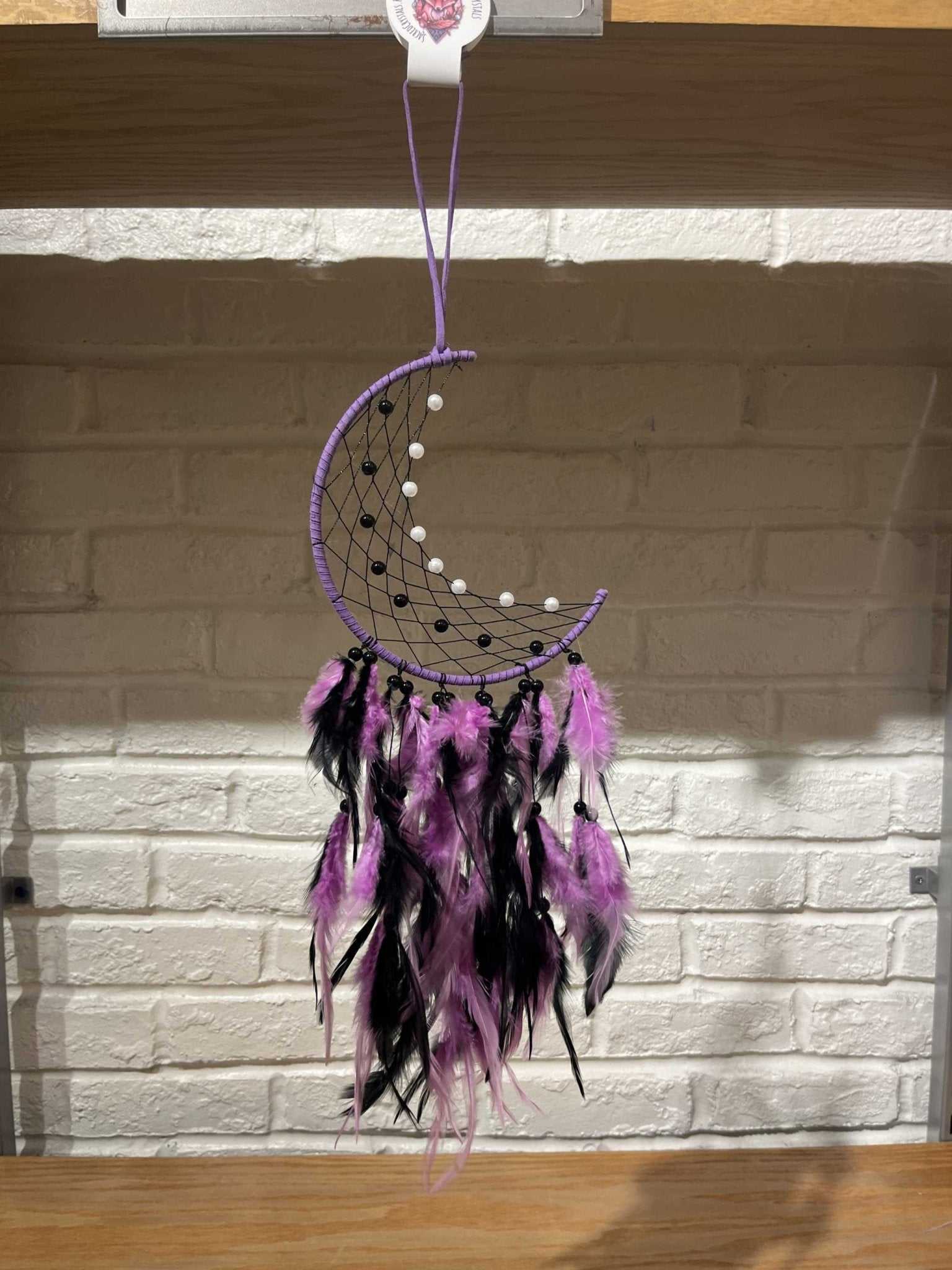 Pink and Black Moon DreamcatcherDreamcatchersBlack Moon Dreamcatcher