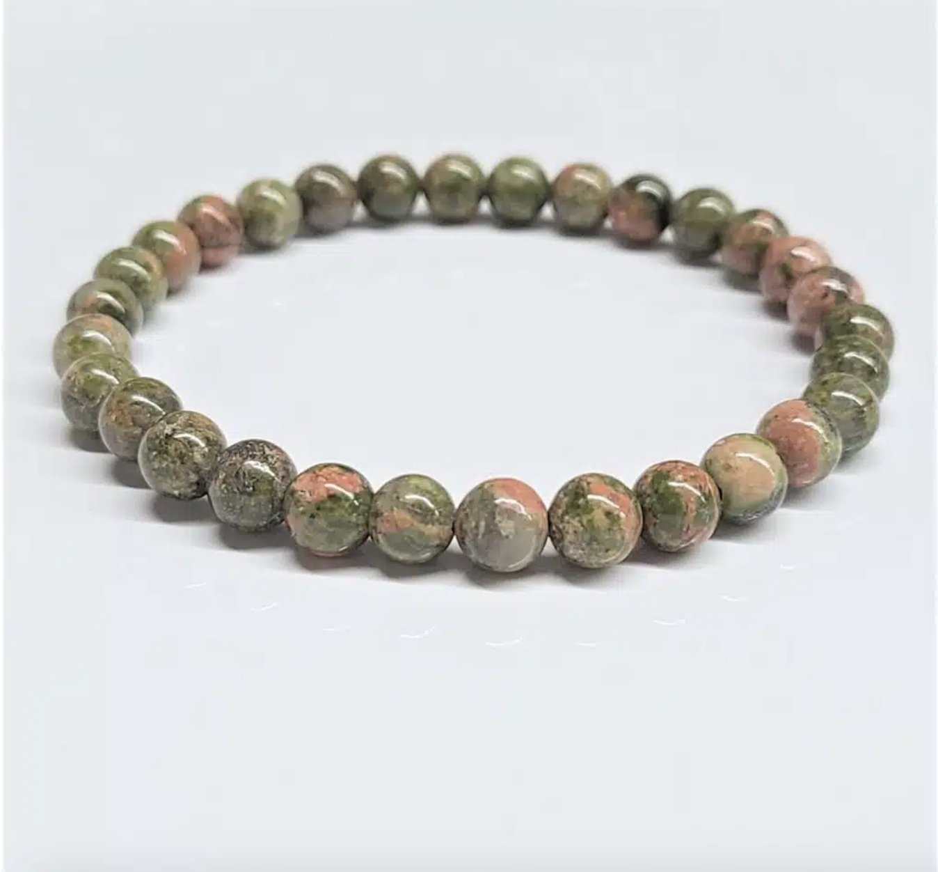 Unakite Stackable BraceletBraceletsUnakite Stackable Bracelet