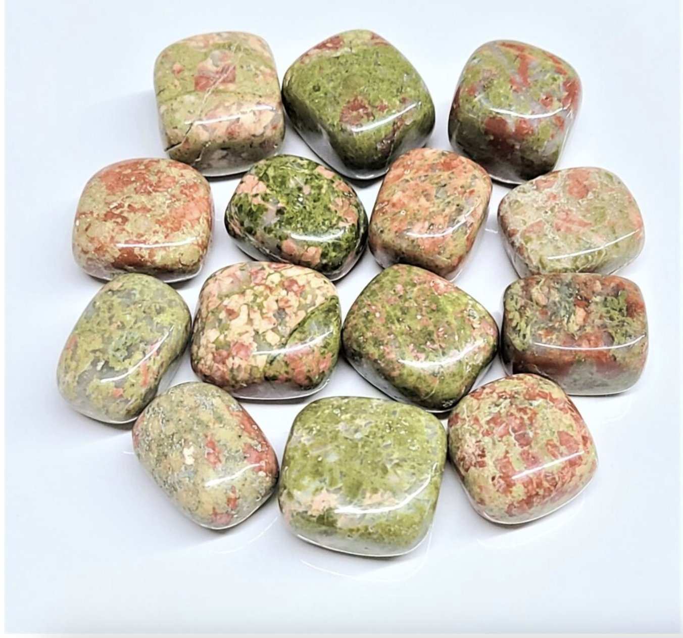 Unakite Tumbled StoneTumbled StonesUnakite Tumbled Stone