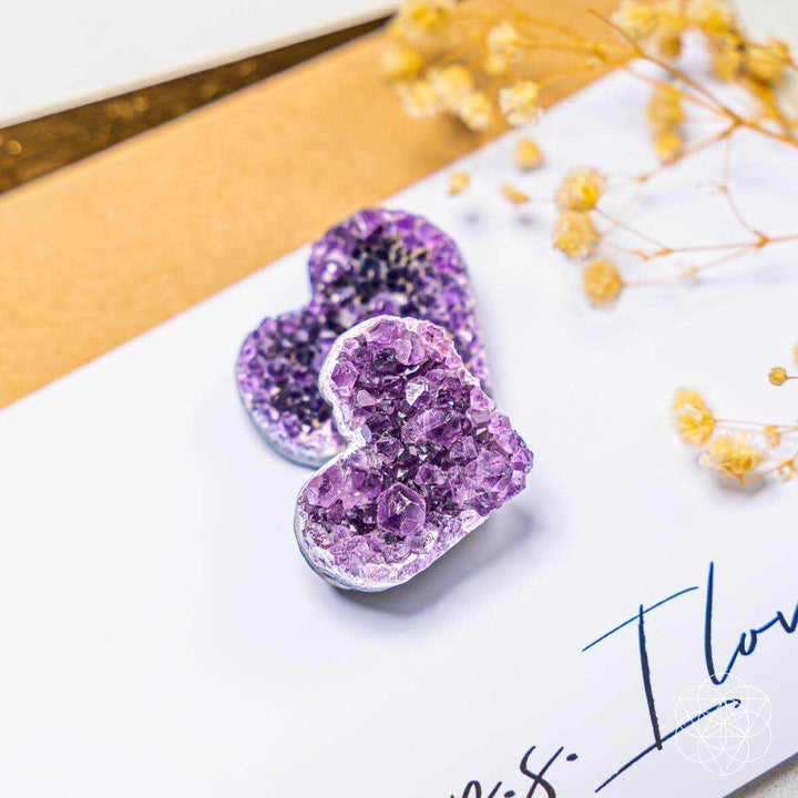 Uruguayan Amethyst Heart Cluster - AAA Premium Quality