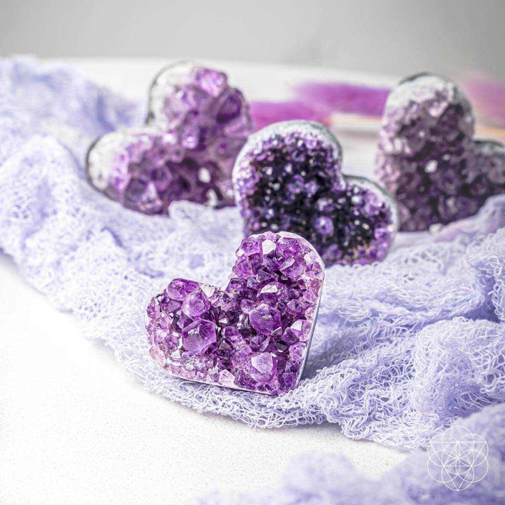Uruguayan Amethyst Heart Cluster - AAA Premium Quality