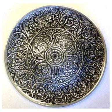 Incense Burner - Tibetan Metal Round 3.75"Dia.Incense BurnersIncense Burner - Tibetan Metal Round 3