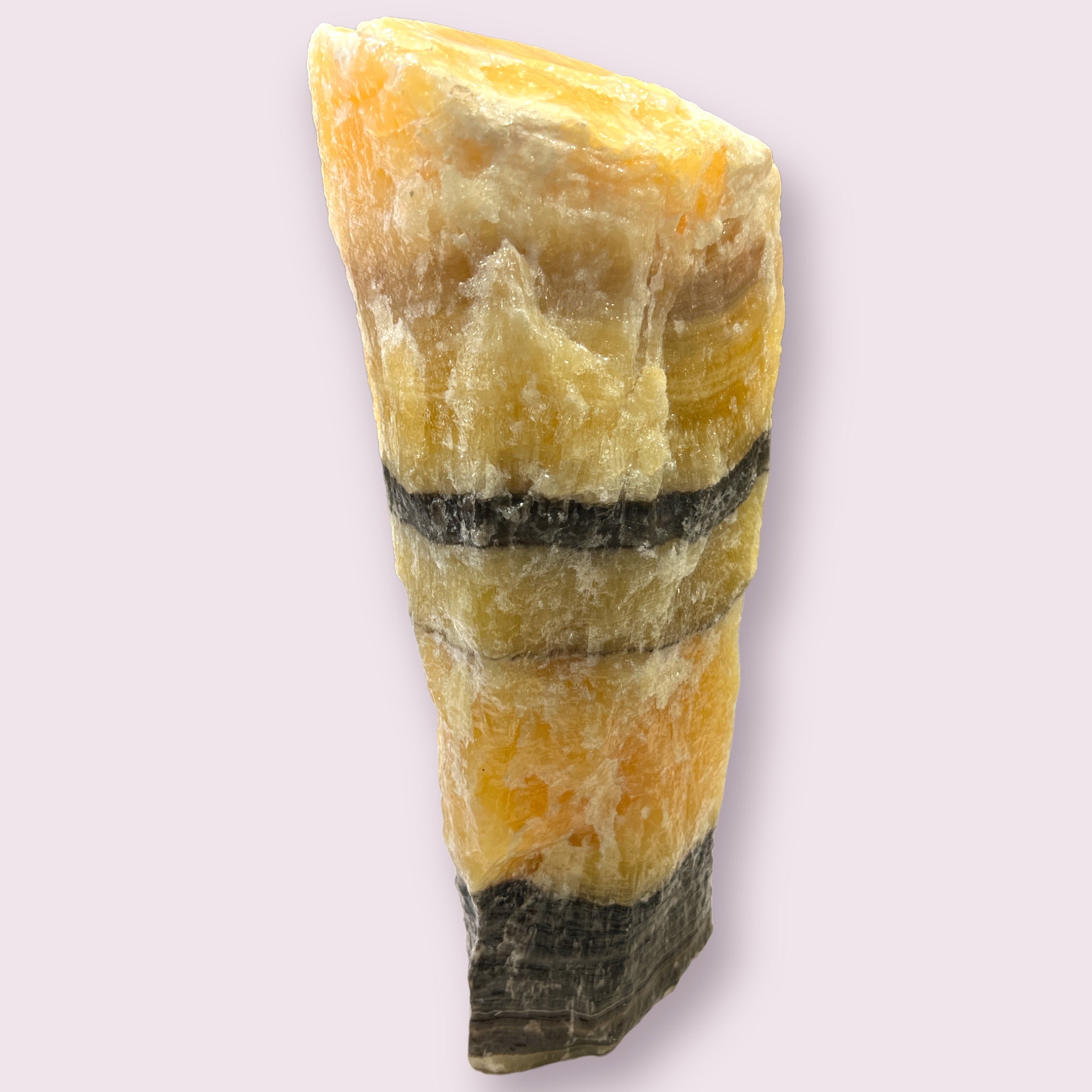 Solar Shamanite - Yellow/Black Calcite - 16 lbs