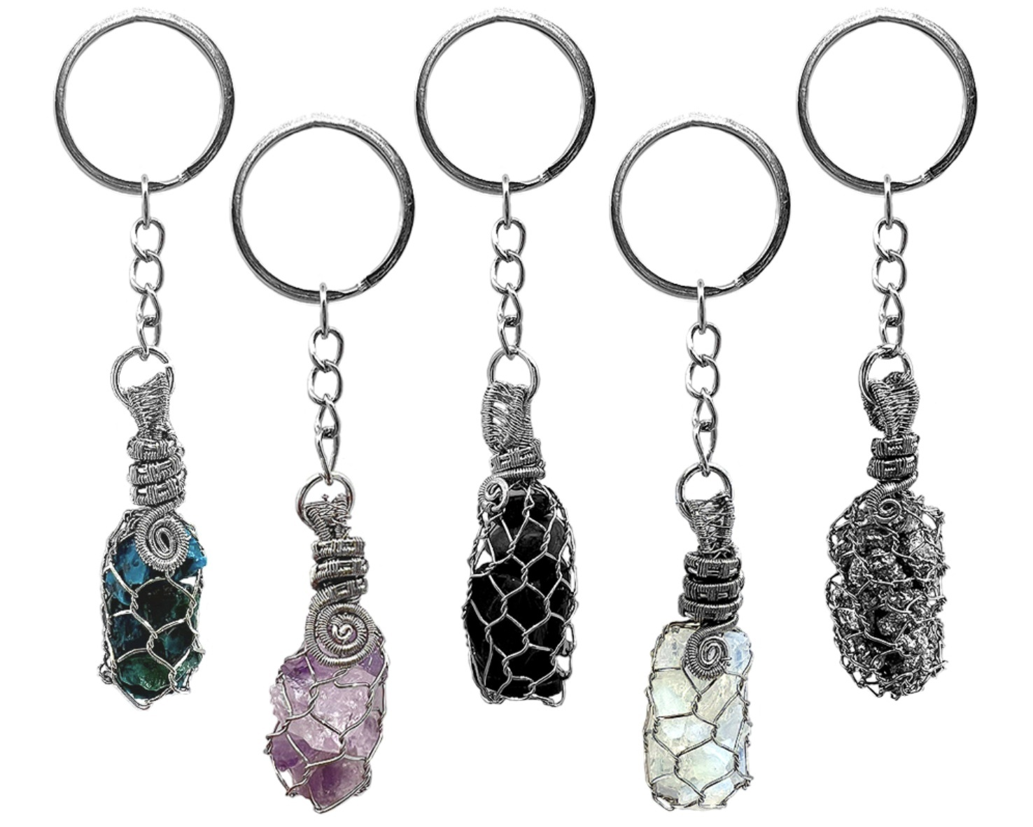 Bottle Wire Wrapped KeychainKeychainsBottle Wire Wrapped Keychain