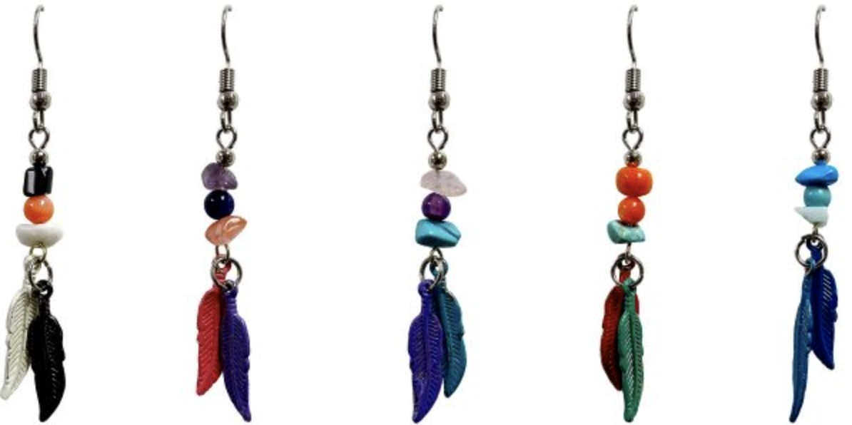 Chip 2 Feather EarringsEarringsChip 2 Feather Earrings